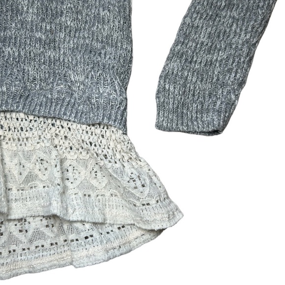 Y2K HOLLISTER KNIT & LACE SWEATER, SIZE XS - Picture 2 of 6